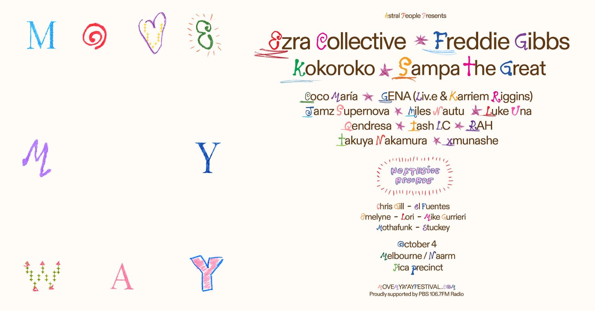 move my way festival / naarm / pica
