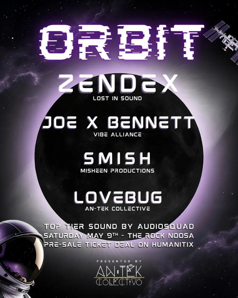 ORBIT - The Rock, Noosa May 9th