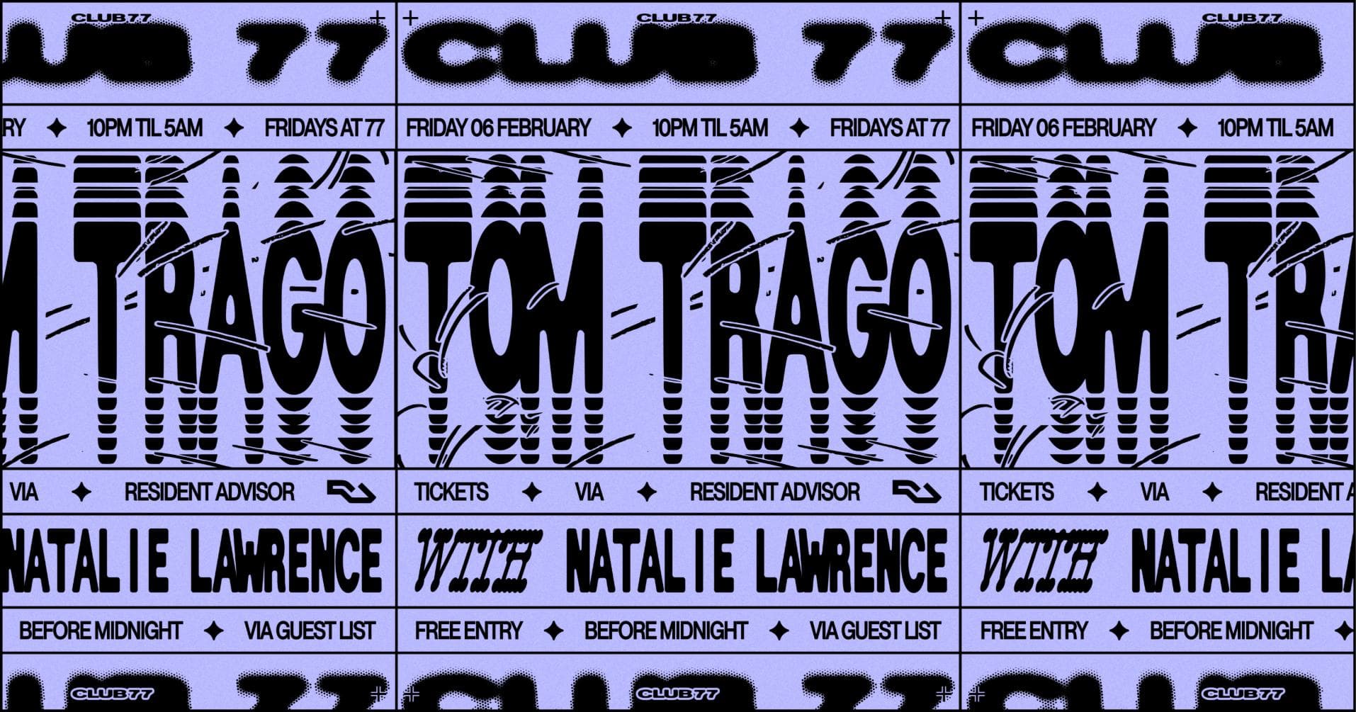 Club 77: Tom Trago, Natalie Lawrence
