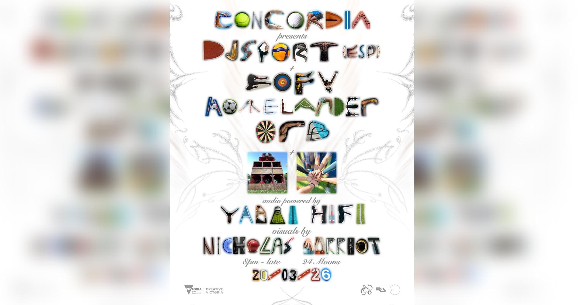 Concordia presents DjSport (ESP), Eofy, Homelander, and Orb