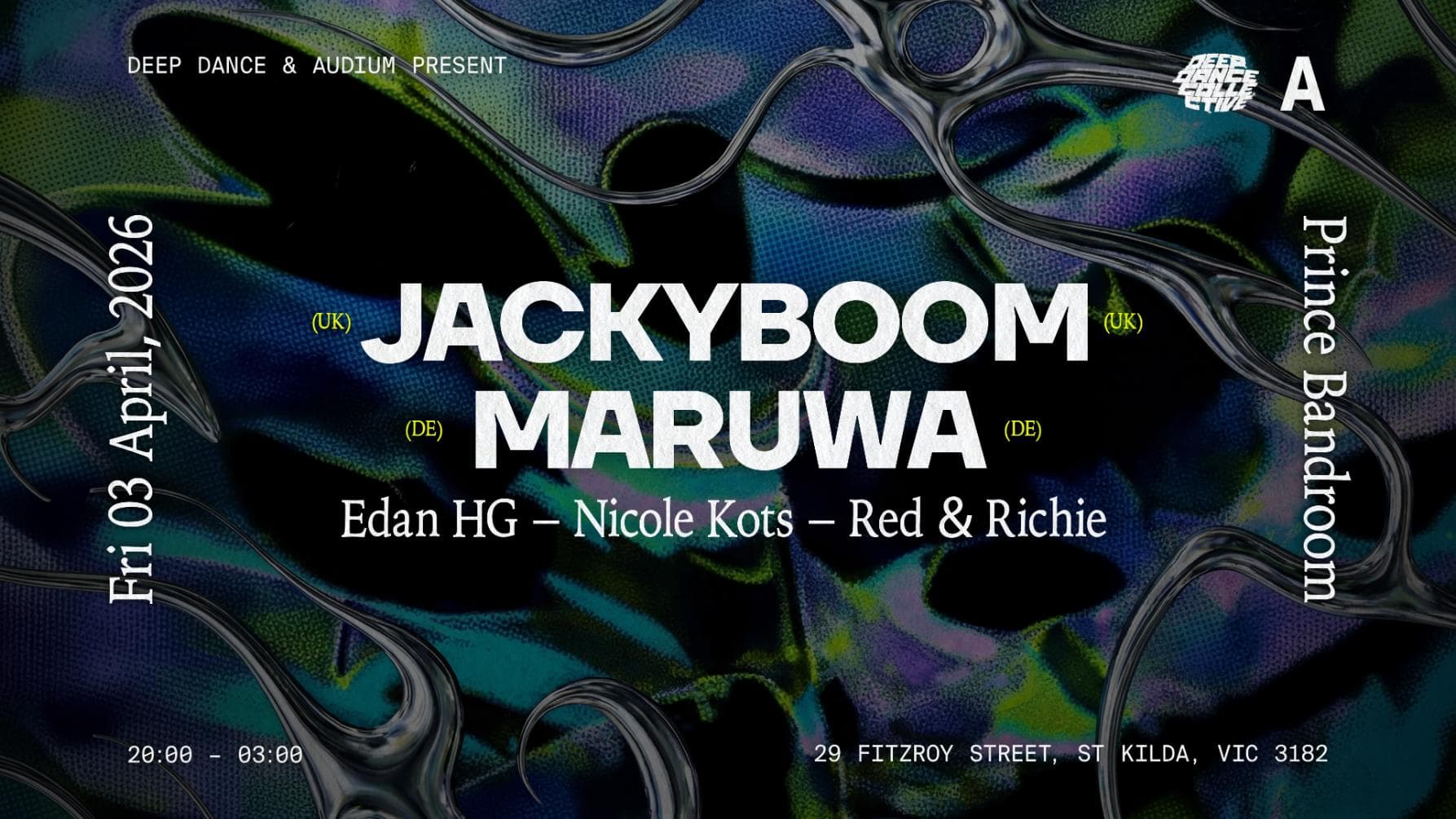 Deep Dance Collective & Audium present Jackyboom & Maruwa