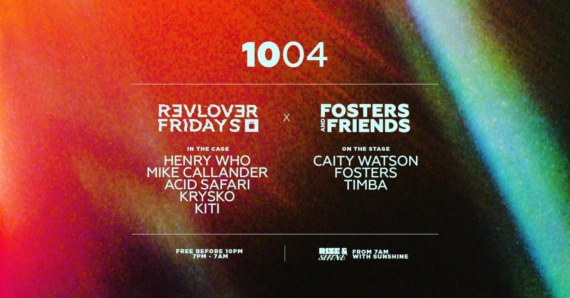 Fosters & Friends x Revolver Fridays