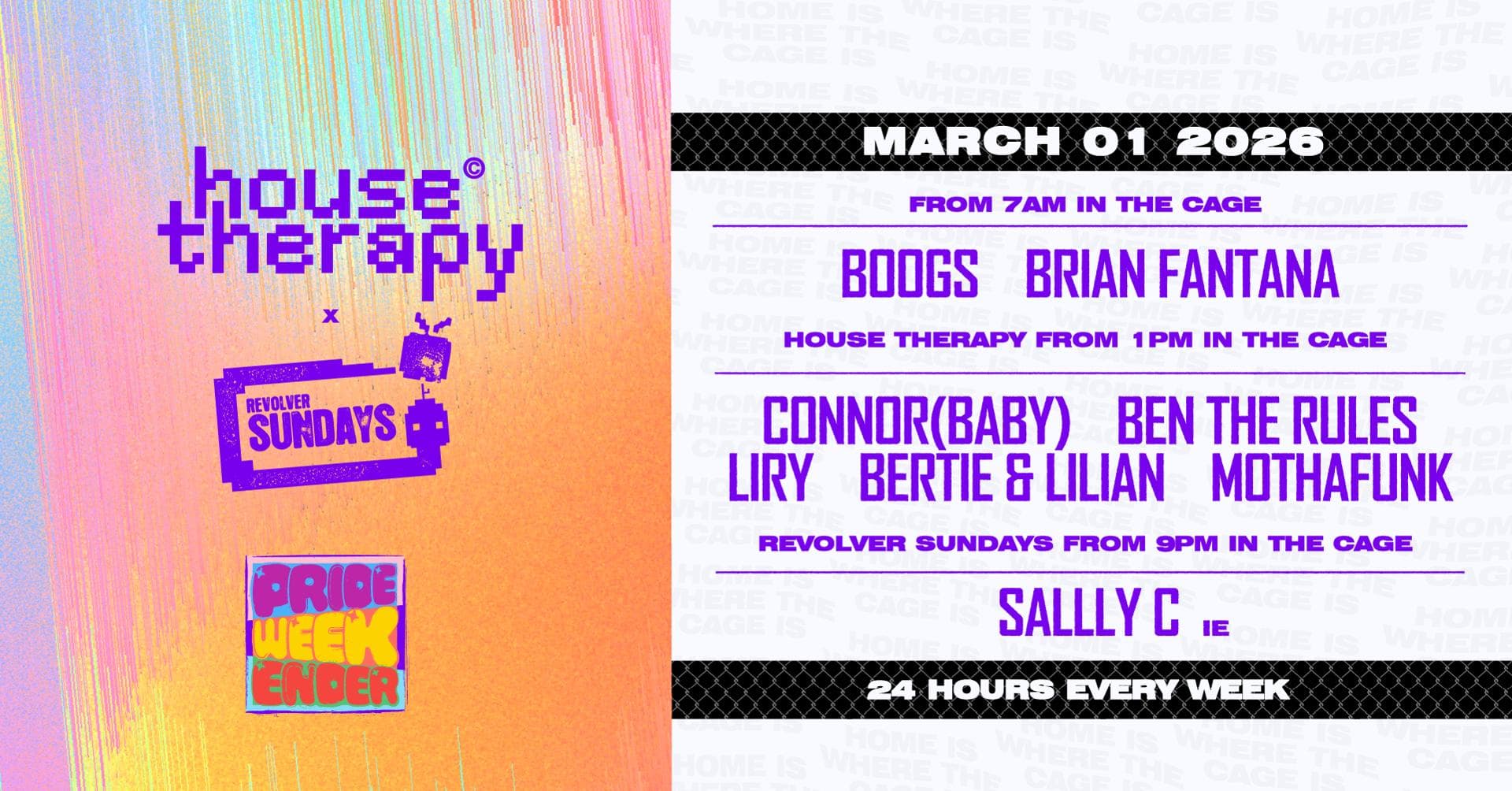 Revolver Sundays & House Therapy (Pride Weekender)