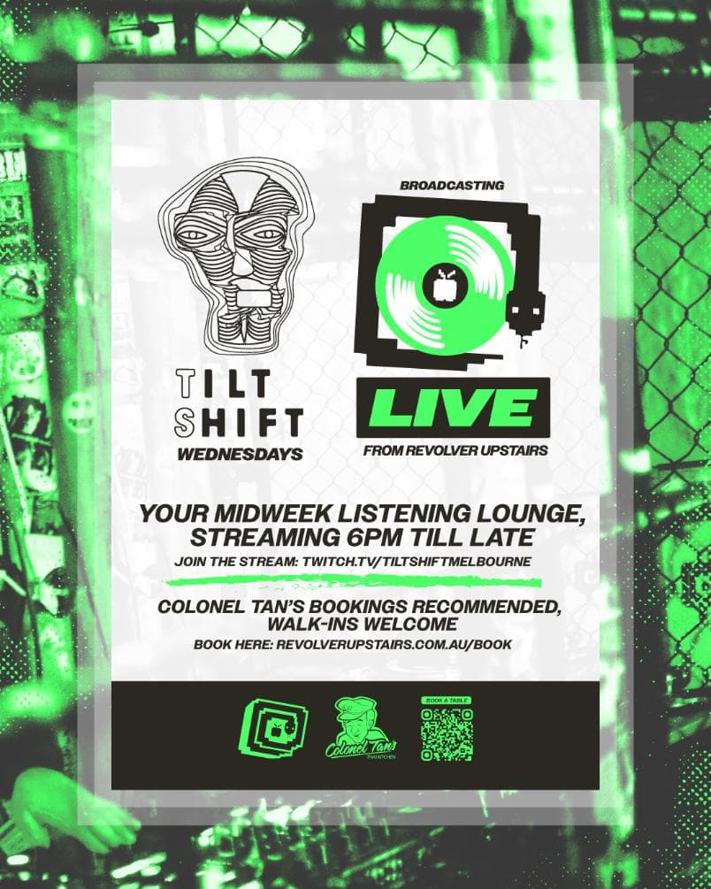 Soda Bar Takeover - Tilt Shift Wednesdays