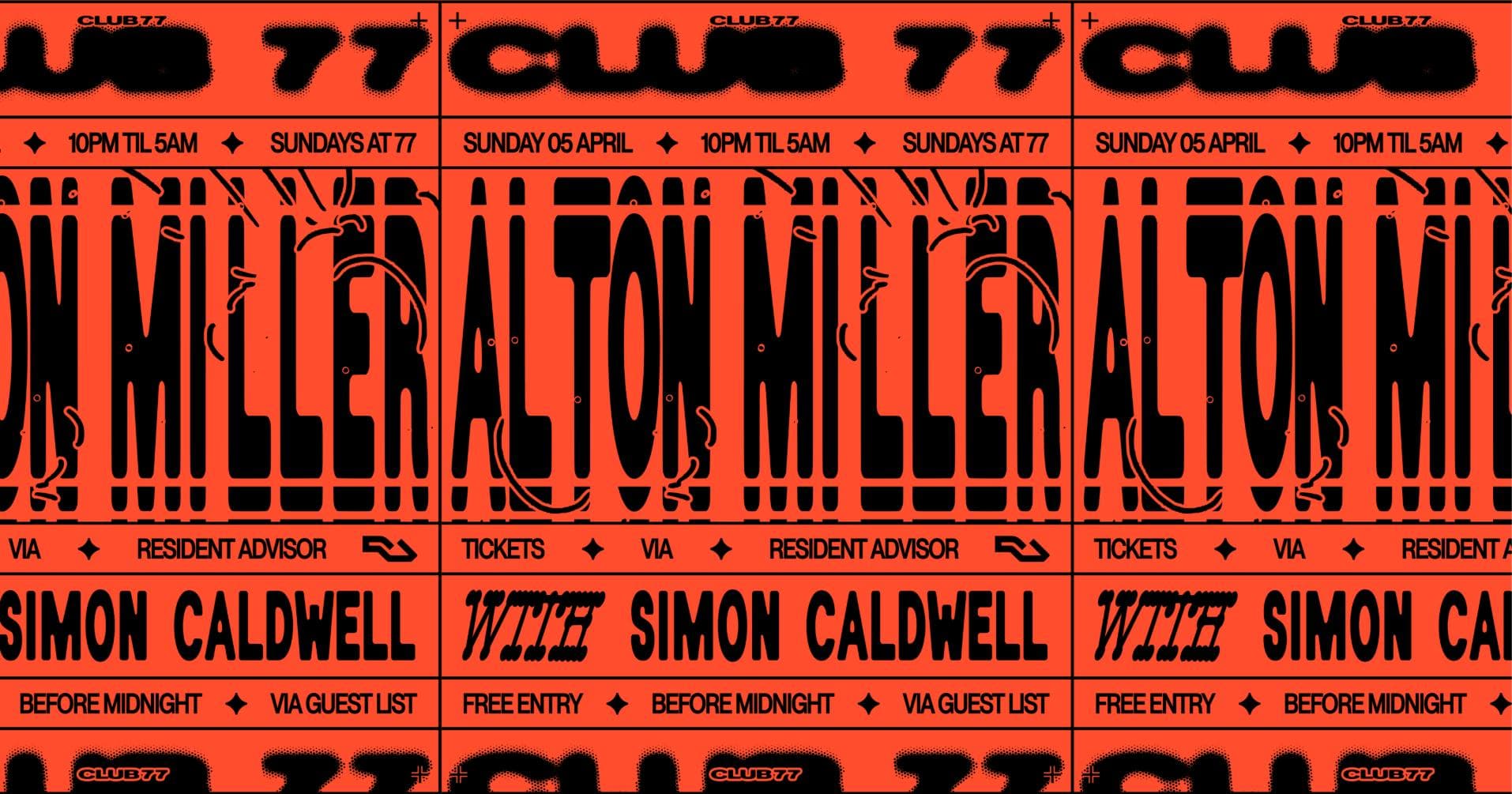 Sundays at 77: Alton Miller, Simon Caldwell